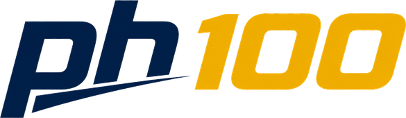 ph 100 brand logo for Philippines gaming platform